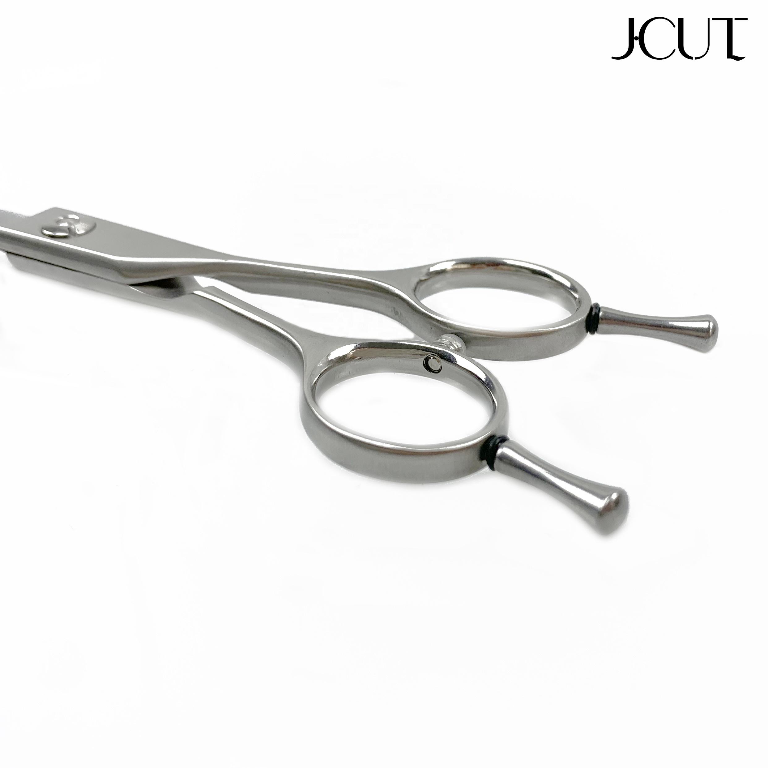 Professional 440C curved grooming scissors with blunt tip for safe dog trimming, 7.5 inch lightweight grooming sheers for pet salon use. - thumbnail 5