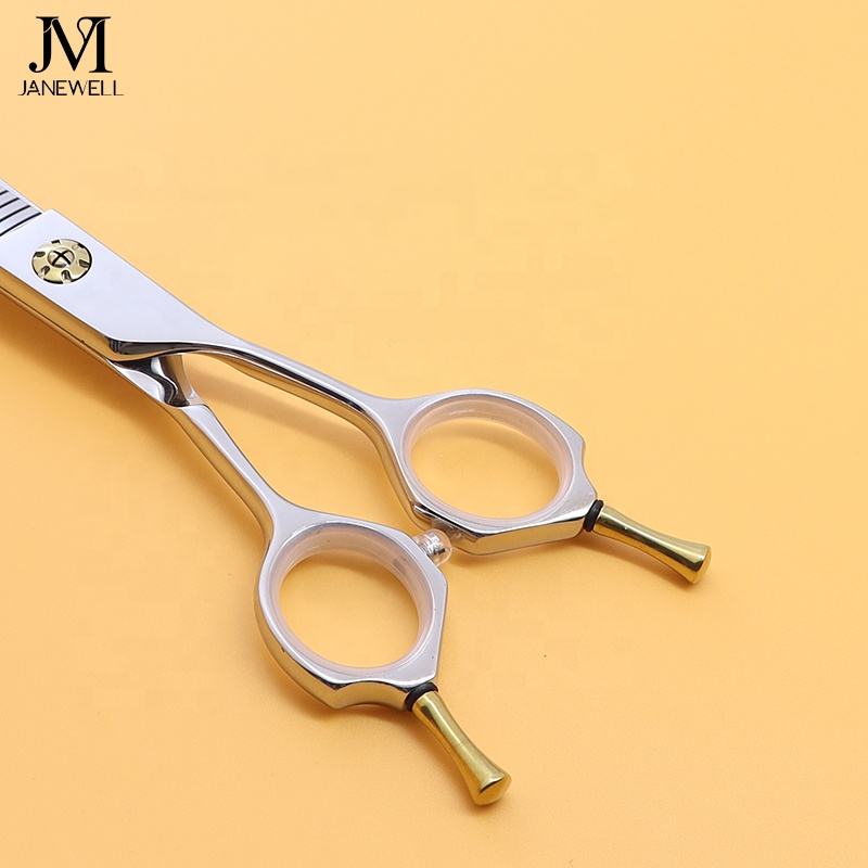 Professional 440C curved thinning grooming scissors for dog pet grooming, 7.0 inch. pet grooming shears for professional groomers. - thumbnail 6