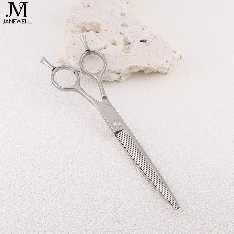 Professional 440C curved thinning grooming scissors for dog pet grooming, 7.0 inch. pet grooming shears for professional groomers. - thumbnail 15