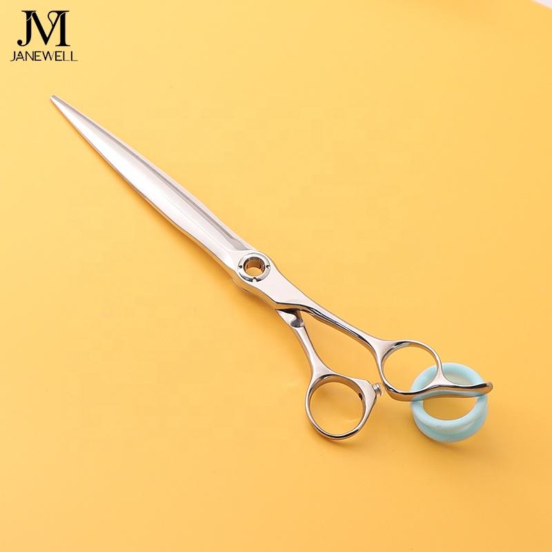 Professional 440C curved thinning grooming scissors for dog pet grooming, 7.0 inch. pet grooming shears for professional groomers. - thumbnail 2