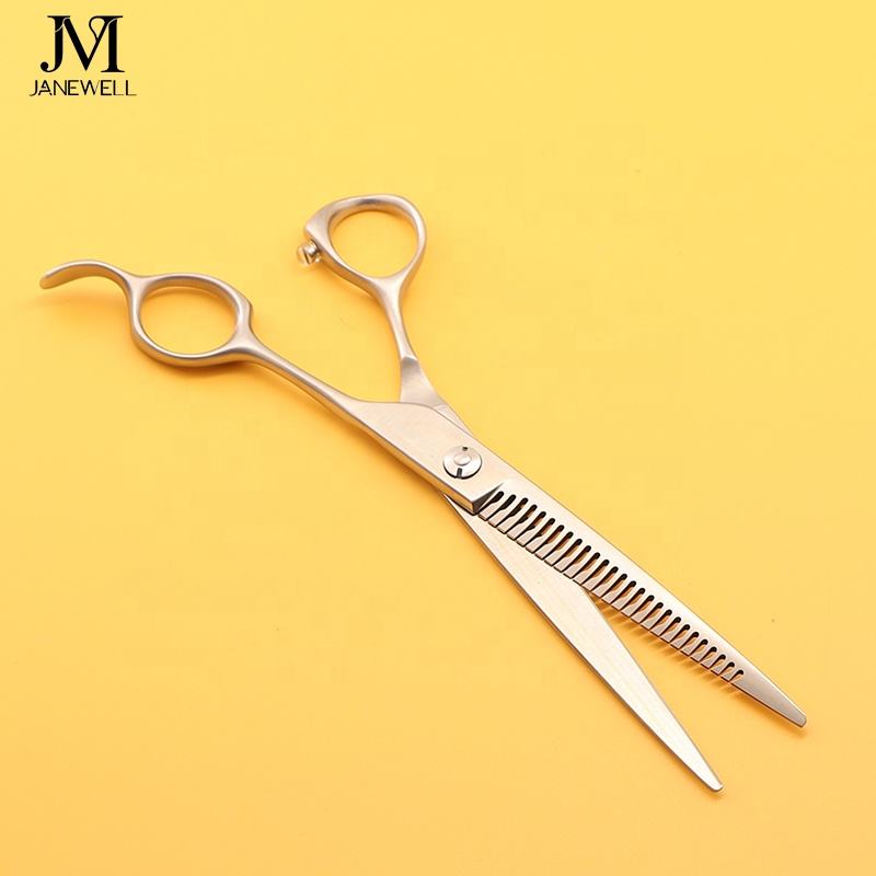 Professional 440C curved thinning grooming scissors for dog pet grooming, 7.0 inch. pet grooming shears for professional groomers. - thumbnail 24