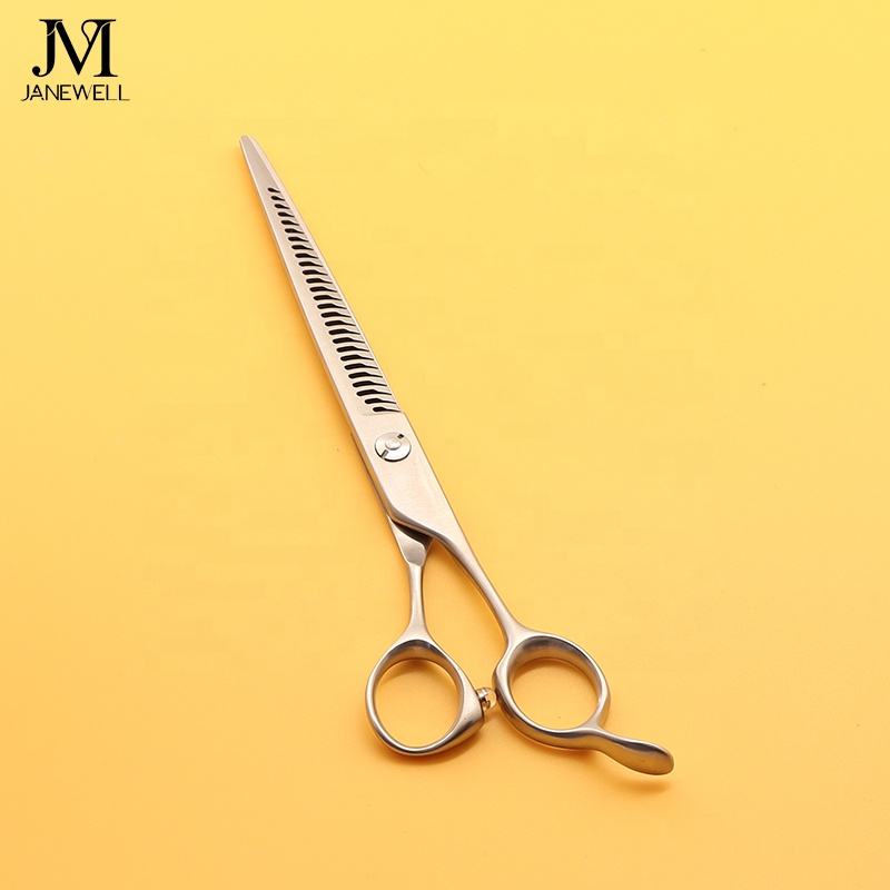 Professional 440C curved thinning grooming scissors for dog pet grooming, 7.0 inch. pet grooming shears for professional groomers. - thumbnail 6