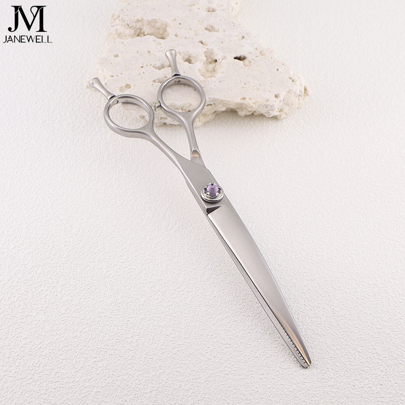 Professional 440C curved thinning grooming scissors for dog pet grooming, 7.0 inch. pet grooming shears for professional groomers. - thumbnail 9
