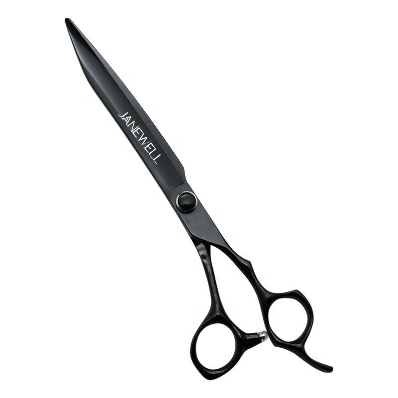 Professional 440C large 8 inch dog grooming shears for big breed trimming, heavy duty grooming sheers for pet salon and professional dog groomers.