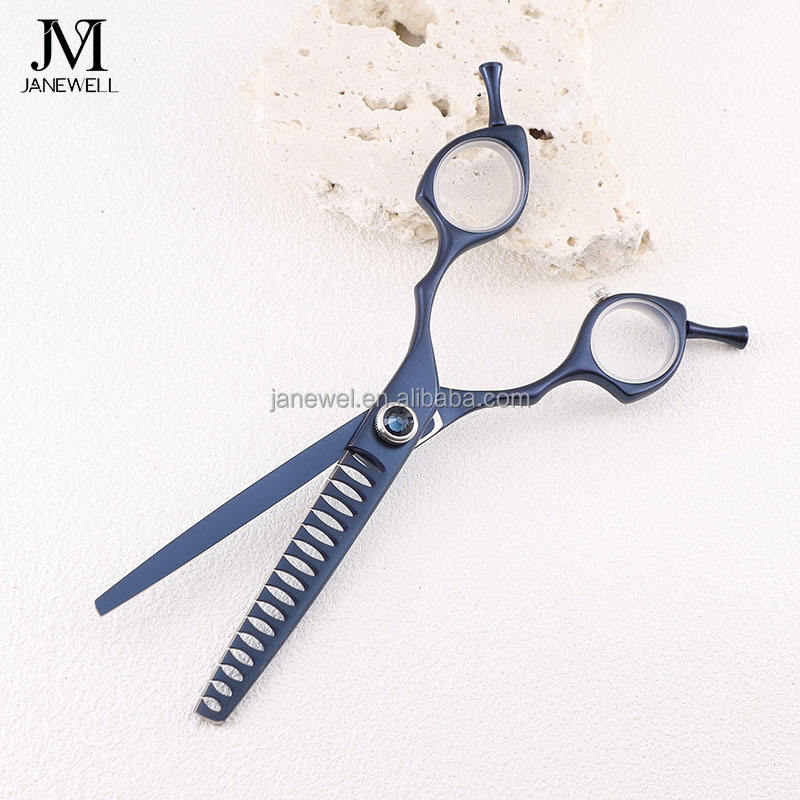 Professional 440C blue curved chunker grooming shars for dog pet grooming, 6.5 inch. pet grooming shears for professional groomers. - thumbnail 11