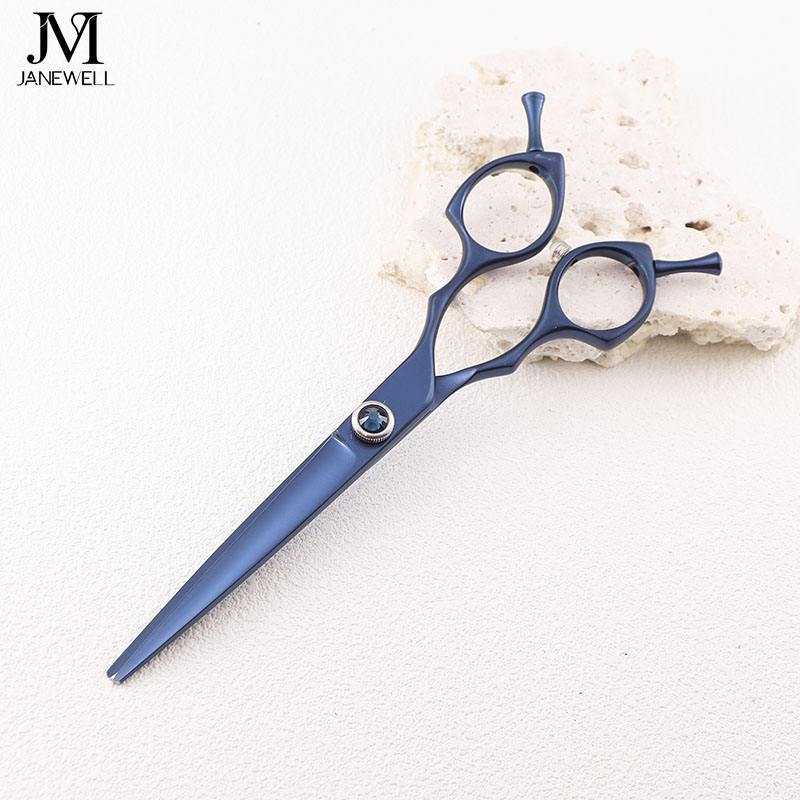 Professional 440C blue curved chunker grooming shars for dog pet grooming, 6.5 inch. pet grooming shears for professional groomers. - thumbnail 12