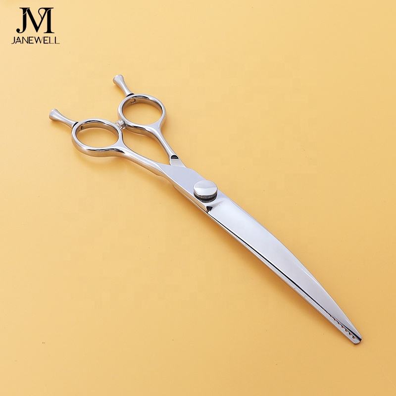 Professional 440C blue curved chunker grooming shars for dog pet grooming, 6.5 inch. pet grooming shears for professional groomers. - thumbnail 15
