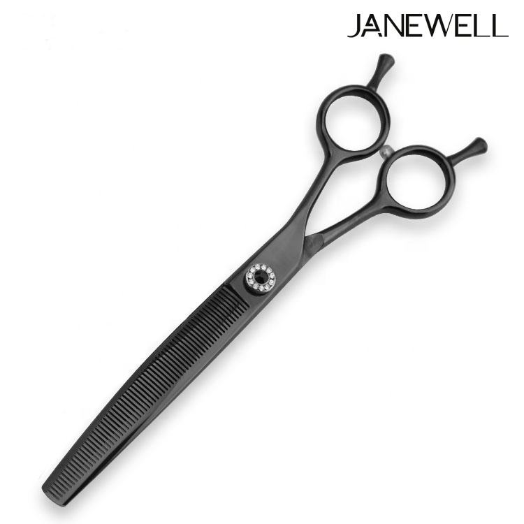 Professional 440C blue curved chunker grooming shars for dog pet grooming, 6.5 inch. pet grooming shears for professional groomers. - thumbnail 16