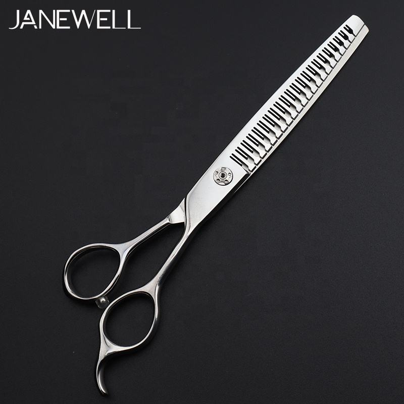 Professional 440C blue curved chunker grooming shars for dog pet grooming, 6.5 inch. pet grooming shears for professional groomers. - thumbnail 20