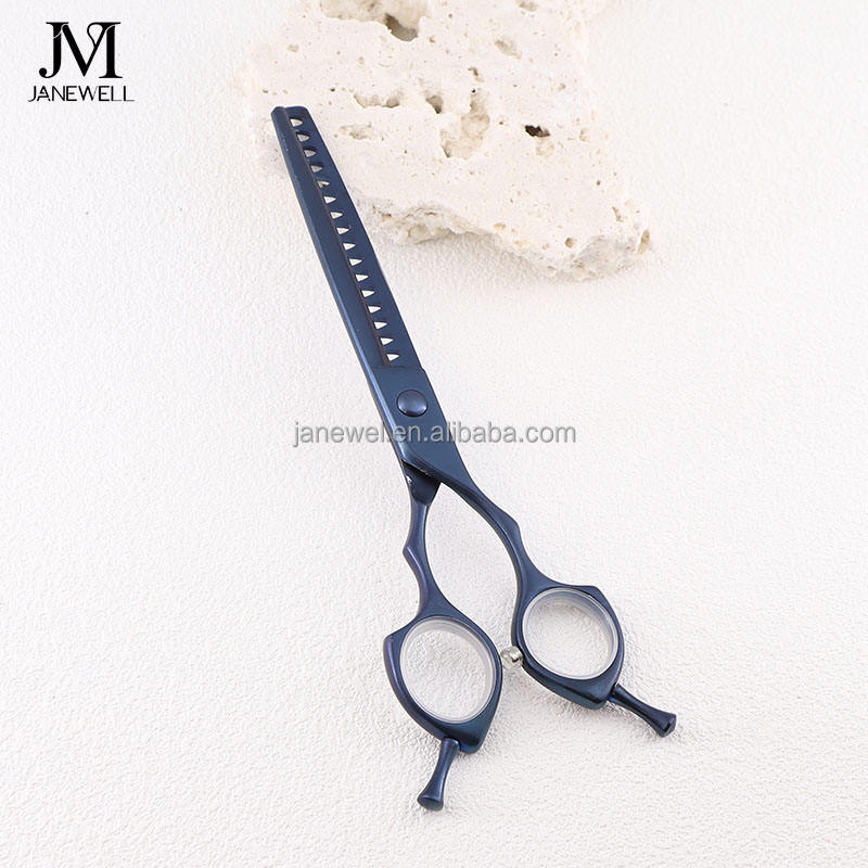 Professional 440C blue curved chunker grooming shars for dog pet grooming, 6.5 inch. pet grooming shears for professional groomers. - thumbnail 21