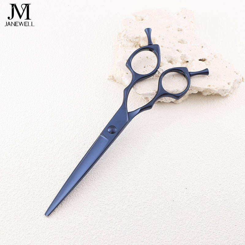 Professional 440C blue curved chunker grooming shars for dog pet grooming, 6.5 inch. pet grooming shears for professional groomers. - thumbnail 22