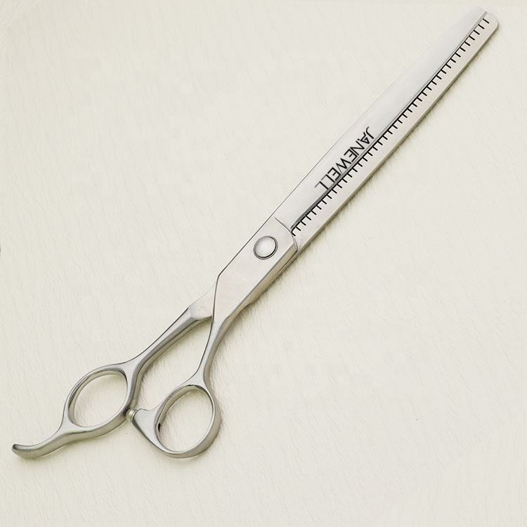Professional 440C blue curved chunker grooming shars for dog pet grooming, 6.5 inch. pet grooming shears for professional groomers. - thumbnail 28