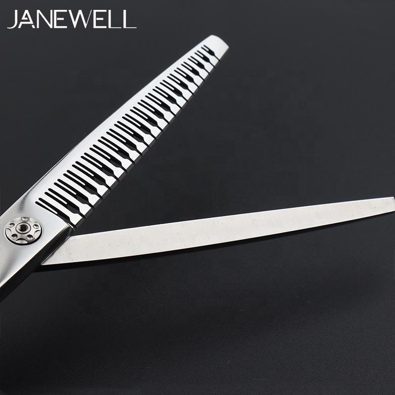 Professional 440C blue curved chunker grooming shars for dog pet grooming, 6.5 inch. pet grooming shears for professional groomers. - thumbnail 30