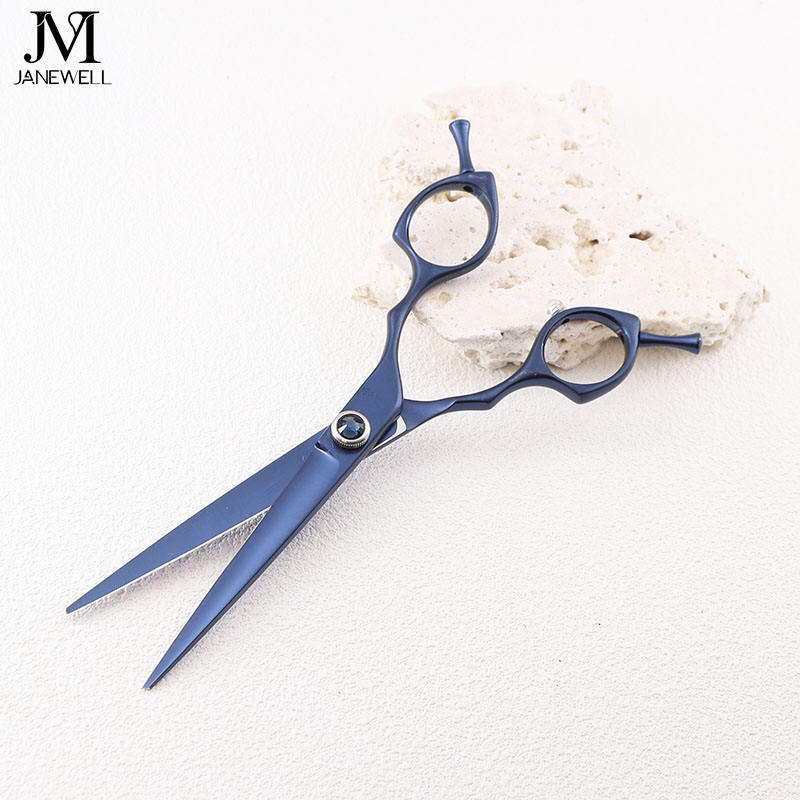 Professional 440C blue curved chunker grooming shars for dog pet grooming, 6.5 inch. pet grooming shears for professional groomers. - thumbnail 32