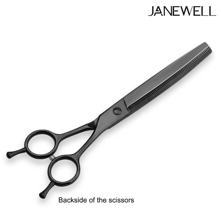 Professional 440C blue curved chunker grooming shars for dog pet grooming, 6.5 inch. pet grooming shears for professional groomers. - thumbnail 36