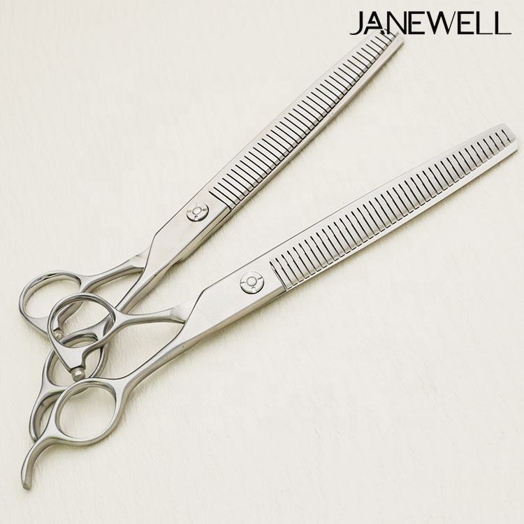 Professional 440C blue curved chunker grooming shars for dog pet grooming, 6.5 inch. pet grooming shears for professional groomers. - thumbnail 38