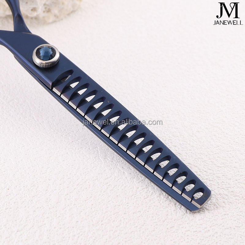 Professional 440C blue curved chunker grooming shars for dog pet grooming, 6.5 inch. pet grooming shears for professional groomers. - thumbnail 41
