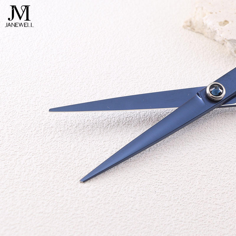 Professional 440C blue curved chunker grooming shars for dog pet grooming, 6.5 inch. pet grooming shears for professional groomers. - thumbnail 42