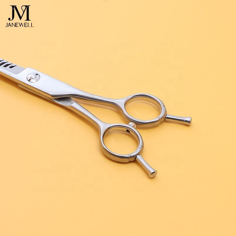 Professional 440C blue curved chunker grooming shars for dog pet grooming, 6.5 inch. pet grooming shears for professional groomers. - thumbnail 51