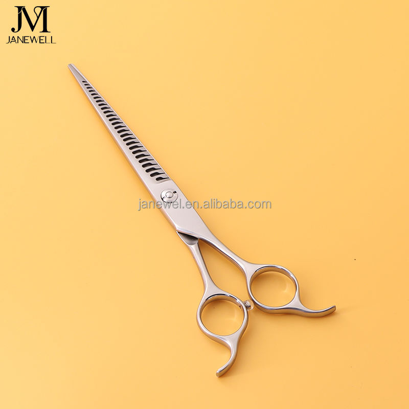 Professional 440C brown thinning grooming sheers for dog pet grooming, 7.0 inch. pet grooming shears for professional groomers. - thumbnail 11