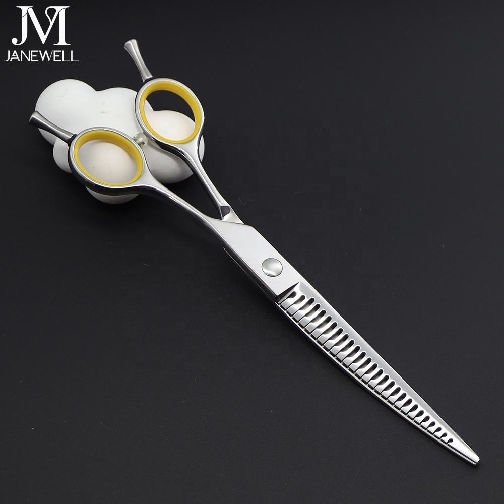 Professional 440C brown thinning grooming sheers for dog pet grooming, 7.0 inch. pet grooming shears for professional groomers. - thumbnail 17