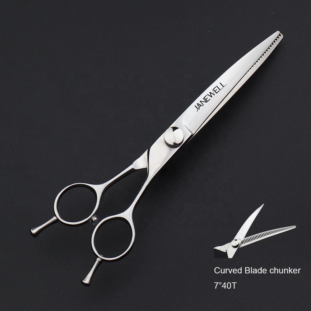 Professional 440C brown thinning grooming sheers for dog pet grooming, 7.0 inch. pet grooming shears for professional groomers. - thumbnail 22