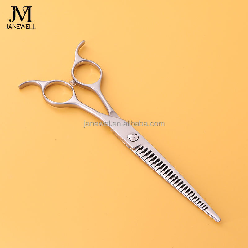 Professional 440C brown thinning grooming sheers for dog pet grooming, 7.0 inch. pet grooming shears for professional groomers. - thumbnail 25