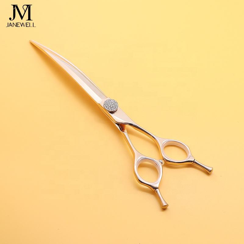 Professional 440C brown thinning grooming sheers for dog pet grooming, 7.0 inch. pet grooming shears for professional groomers. - thumbnail 28