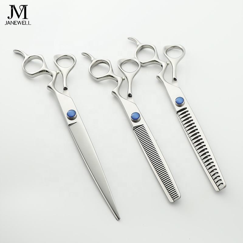 Professional 440C brown thinning grooming sheers for dog pet grooming, 7.0 inch. pet grooming shears for professional groomers. - thumbnail 61