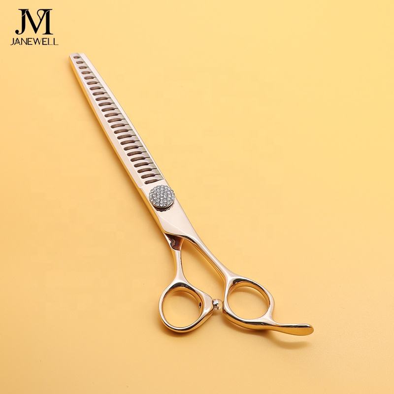 Professional 440C brown thinning grooming sheers for dog pet grooming, 7.0 inch. pet grooming shears for professional groomers. - thumbnail 67