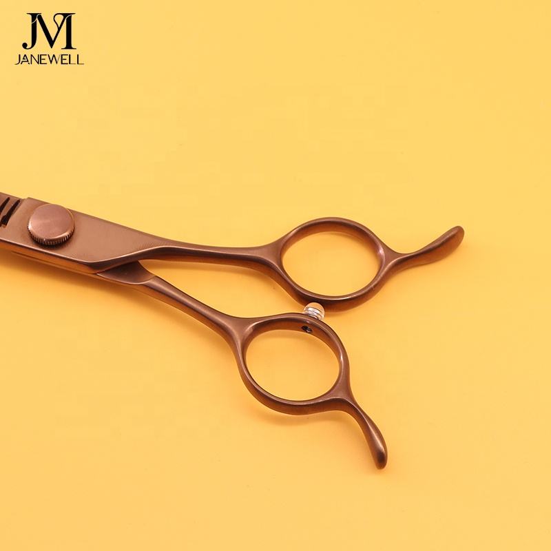 Professional 440C brown thinning grooming sheers for dog pet grooming, 7.0 inch. pet grooming shears for professional groomers. - thumbnail 72