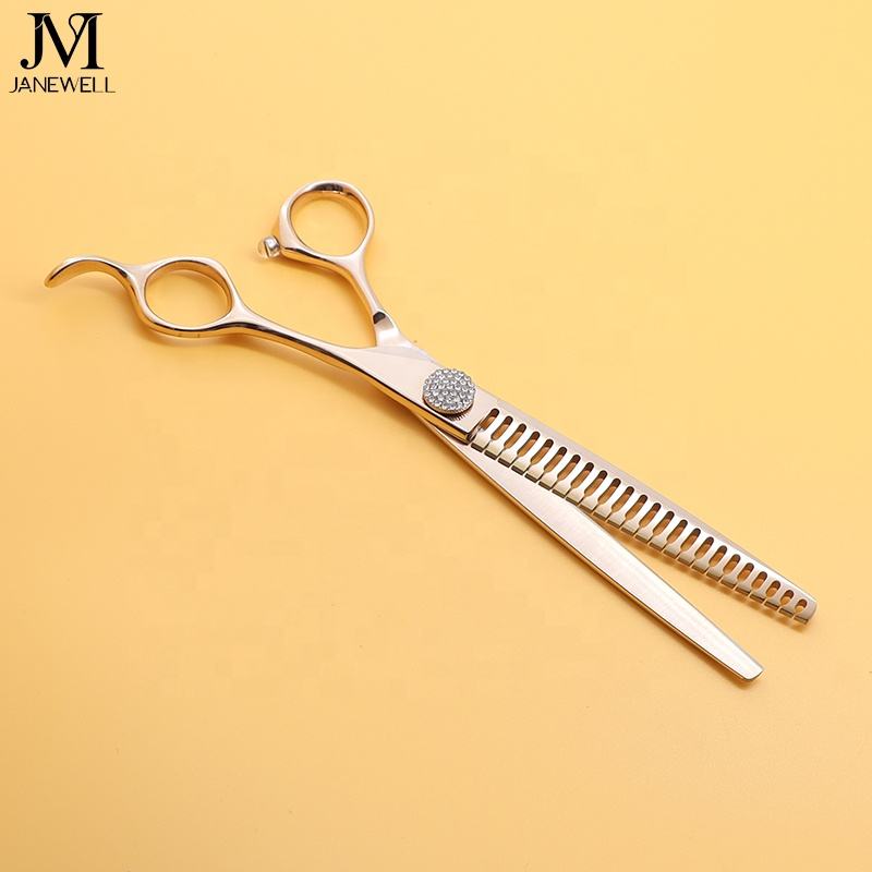Professional 440C brown thinning grooming sheers for dog pet grooming, 7.0 inch. pet grooming shears for professional groomers. - thumbnail 73