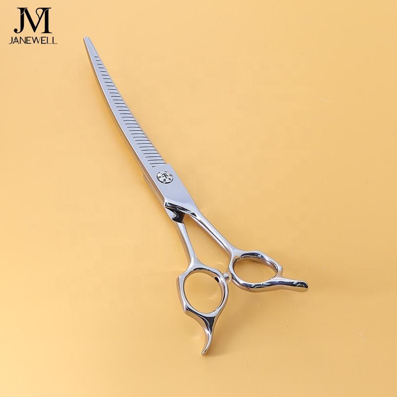 Professional 440C brown thinning grooming sheers for dog pet grooming, 7.0 inch. pet grooming shears for professional groomers. - thumbnail 9