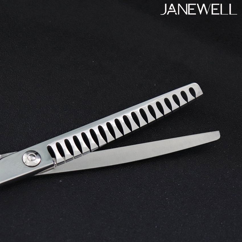 Professional 440C chunker curved grooming scissors for dog coat texturizing, 6.5 inch lightweight grooming sheers for pet groomers and salon use. - thumbnail 5