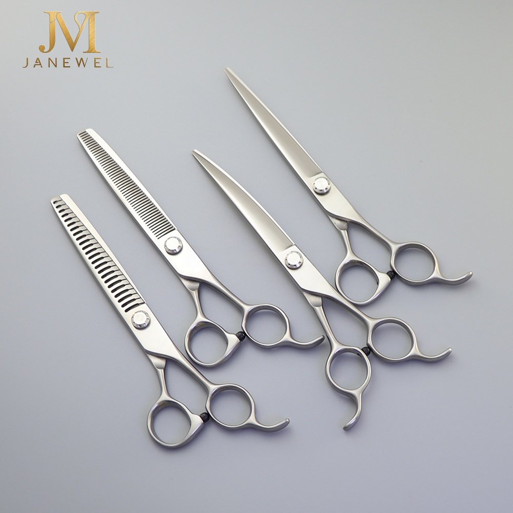 Dog grooming shears set VG10 7 inch, essential shears for trimming, shaping and blending, for cats and dogs. - view 1