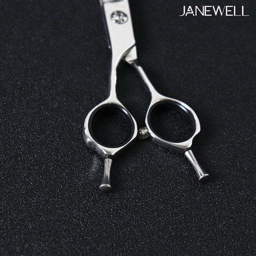 Professional 440C lefty curved thinning grooming scissors with 55 teeth, 7 inch dog grooming sheers for left-handed pet groomers and texturizing. - thumbnail 5
