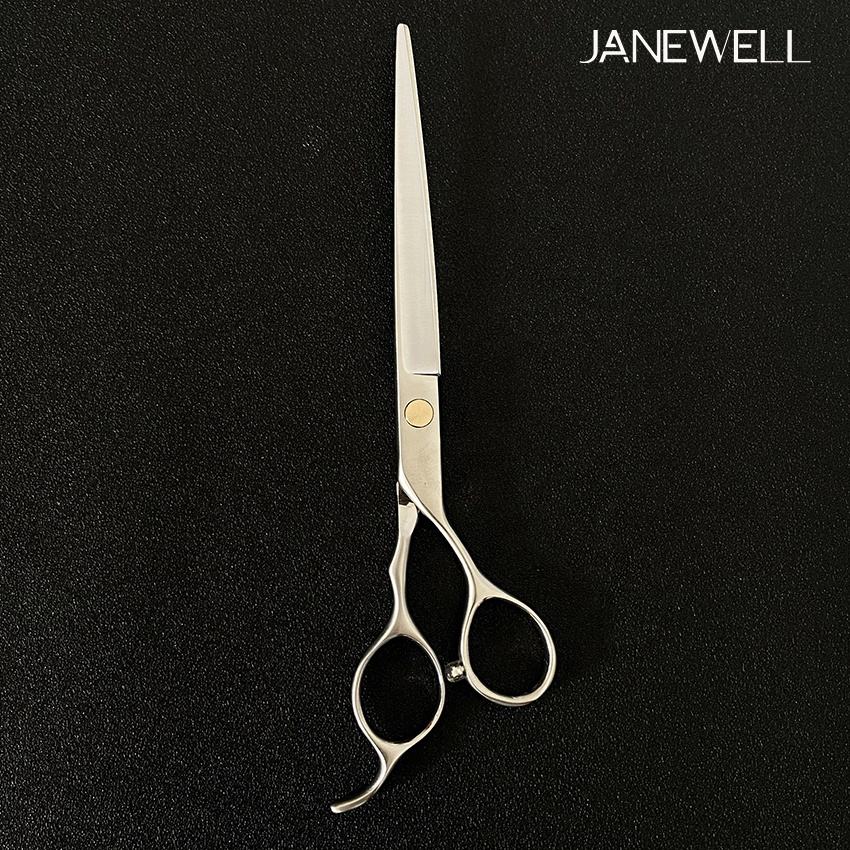 Professional lightweight 440C dog grooming shears with straight blade, 7.5 inch ergonomic grooming shars for pet groomers and salon use. - thumbnail 3