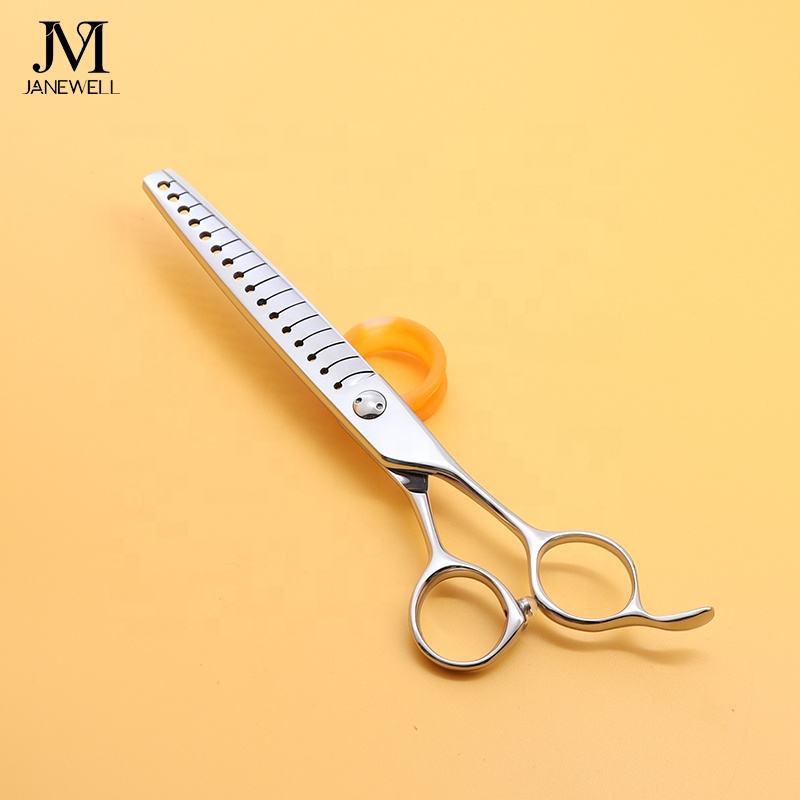 Professional VG10 rose gold straight thinning grooming sheers for dog pet grooming 24 teeth, 7.0 inch. pet grooming shears for professional groomers. - thumbnail 4