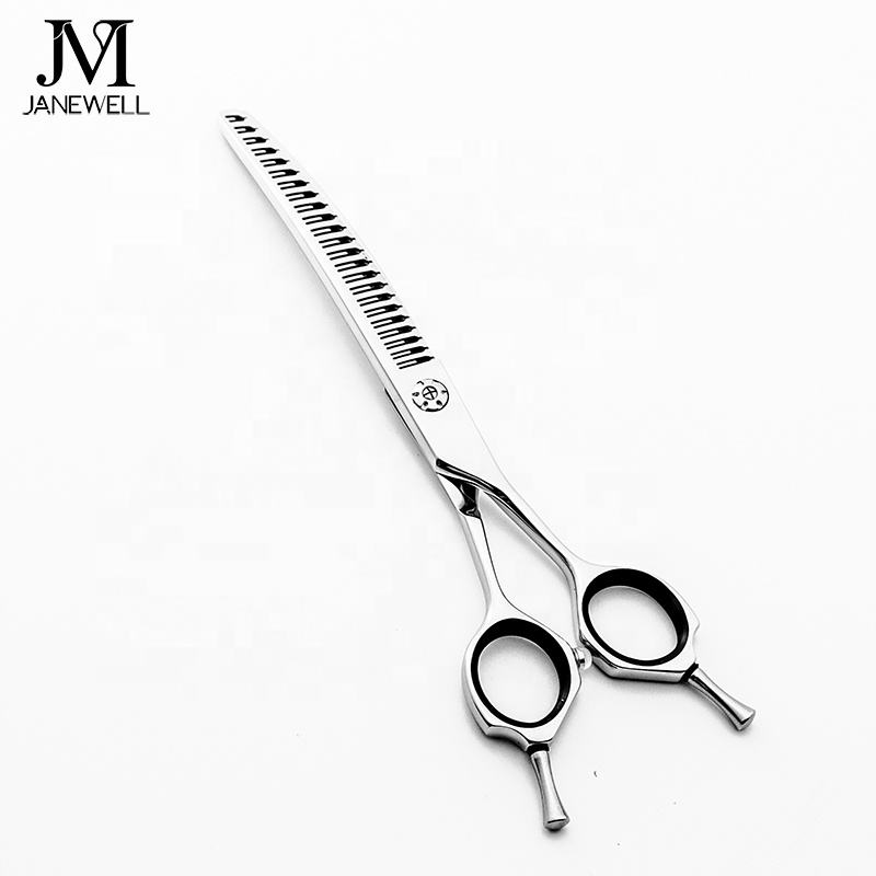 Professional VG10 rose gold straight thinning grooming sheers for dog pet grooming 24 teeth, 7.0 inch. pet grooming shears for professional groomers. - thumbnail 5