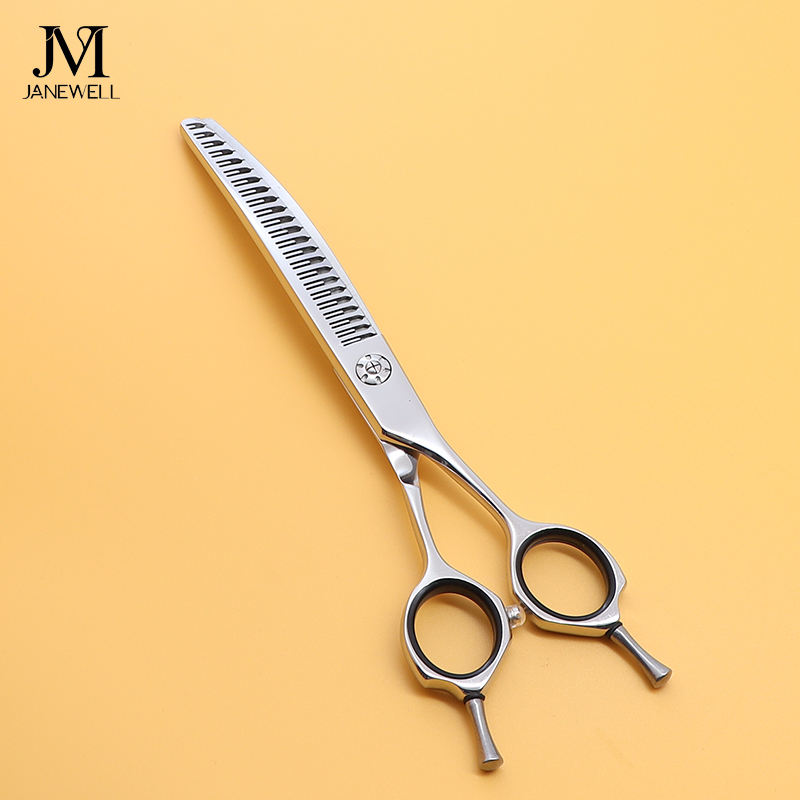 Professional VG10 rose gold straight thinning grooming sheers for dog pet grooming 24 teeth, 7.0 inch. pet grooming shears for professional groomers. - thumbnail 6