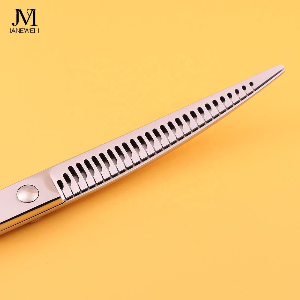 Professional VG10 curved chunker grooming shars for dog pet grooming 26 teeth, 7.0 inch. pet grooming shears for professional groomers. - thumbnail 3