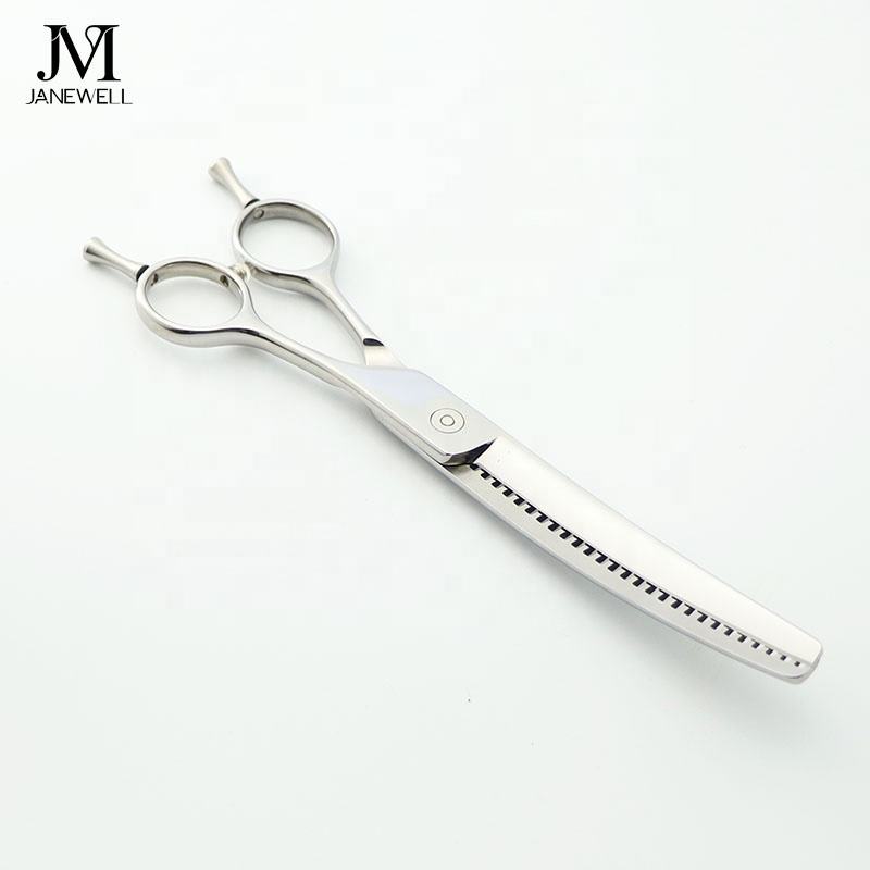 Professional VG10 curved thinning grooming sheers for dog pet grooming 27 teeth, 7.0 inch. pet grooming shears for professional groomers. - thumbnail 6