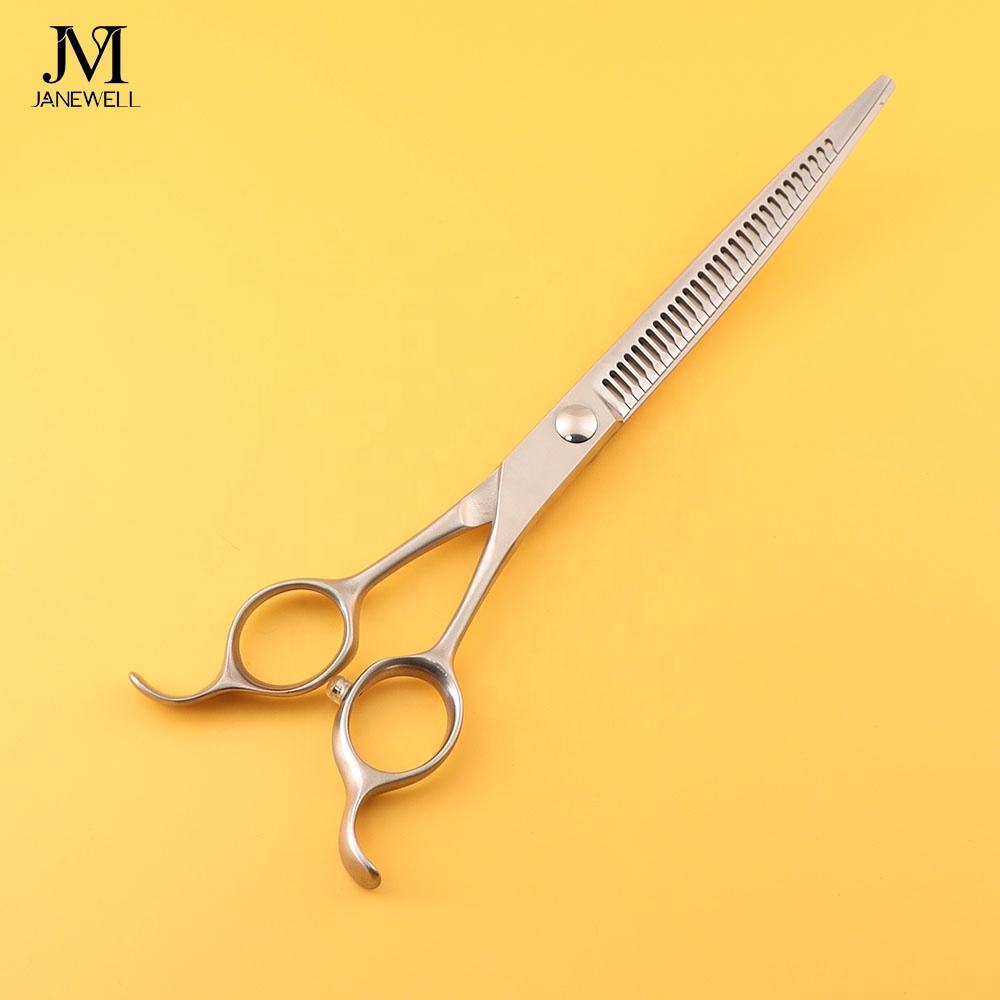 Professional VG10 curved thinning grooming shars for dog pet grooming 40 teeth, 7.25 inch. pet grooming shears for professional groomers. - thumbnail 6
