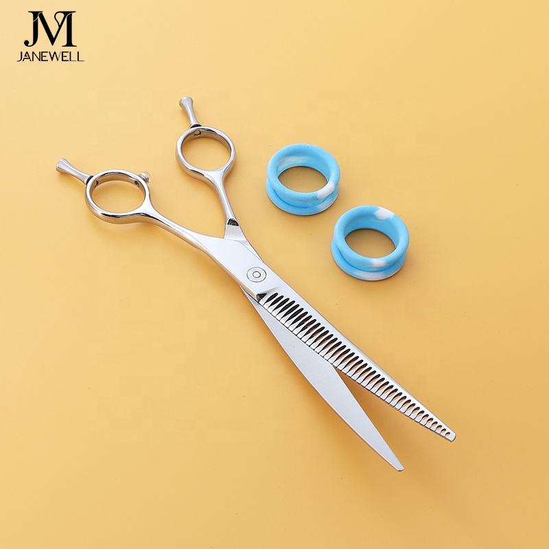 Professional VG10 curved thinning grooming shars for dog pet grooming 40 teeth, 7.25 inch. pet grooming shears for professional groomers. - thumbnail 7