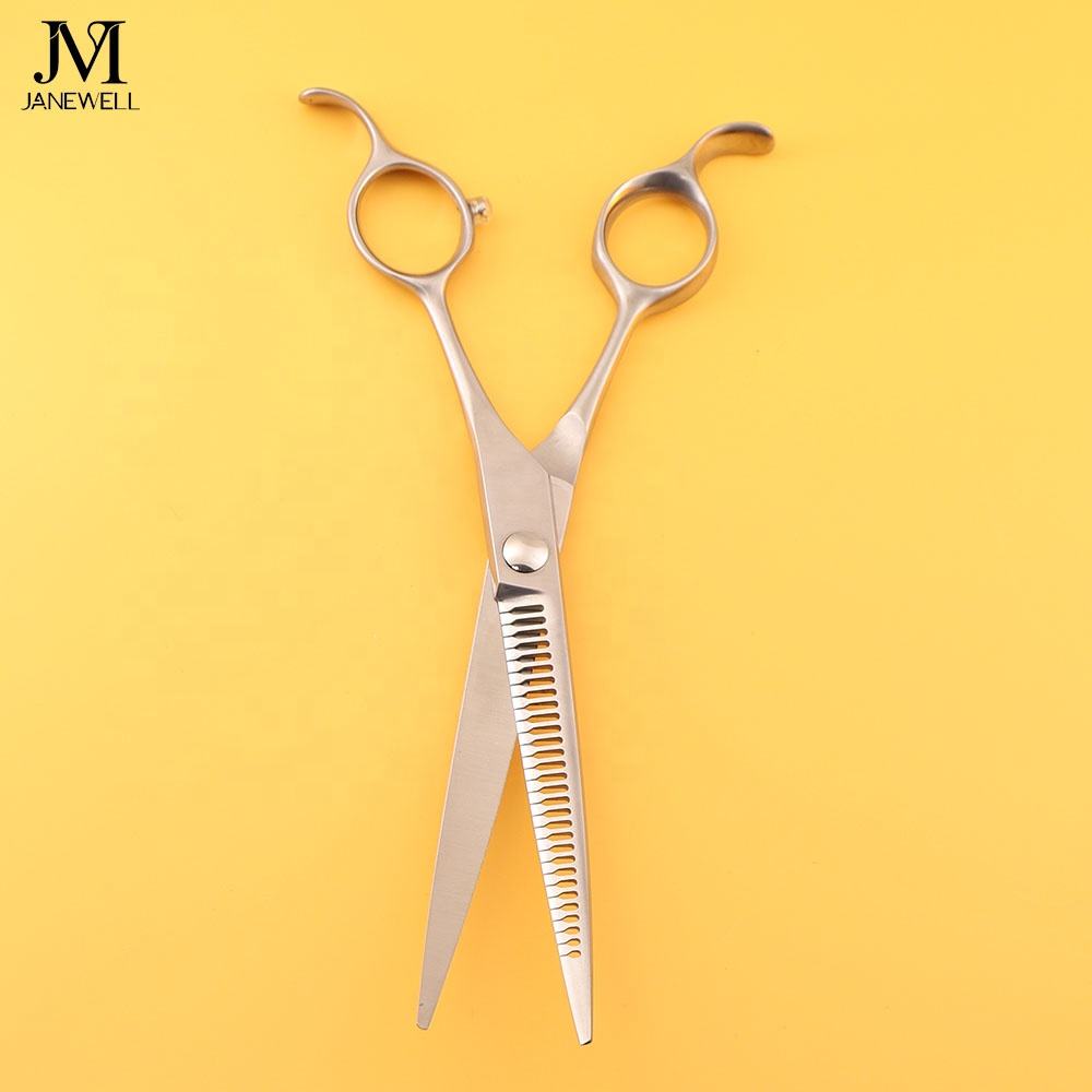 Professional VG10 curved thinning grooming shars for dog pet grooming 40 teeth, 7.25 inch. pet grooming shears for professional groomers. - thumbnail 9