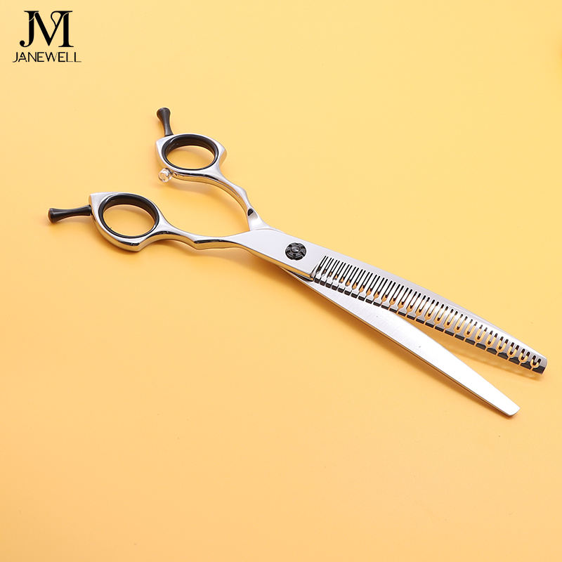 Professional VG10 curved thinning grooming shars for dog pet grooming, 7.5 inch. pet grooming shears for professional groomers. - thumbnail 3