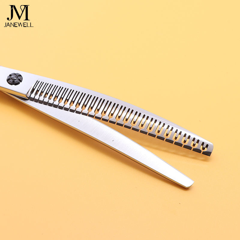 Professional VG10 curved thinning grooming shars for dog pet grooming, 7.5 inch. pet grooming shears for professional groomers. - thumbnail 4