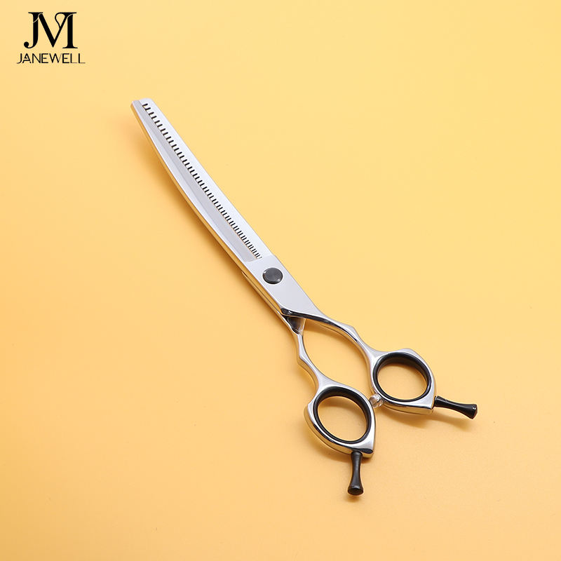 Professional VG10 curved thinning grooming shars for dog pet grooming, 7.5 inch. pet grooming shears for professional groomers. - thumbnail 6