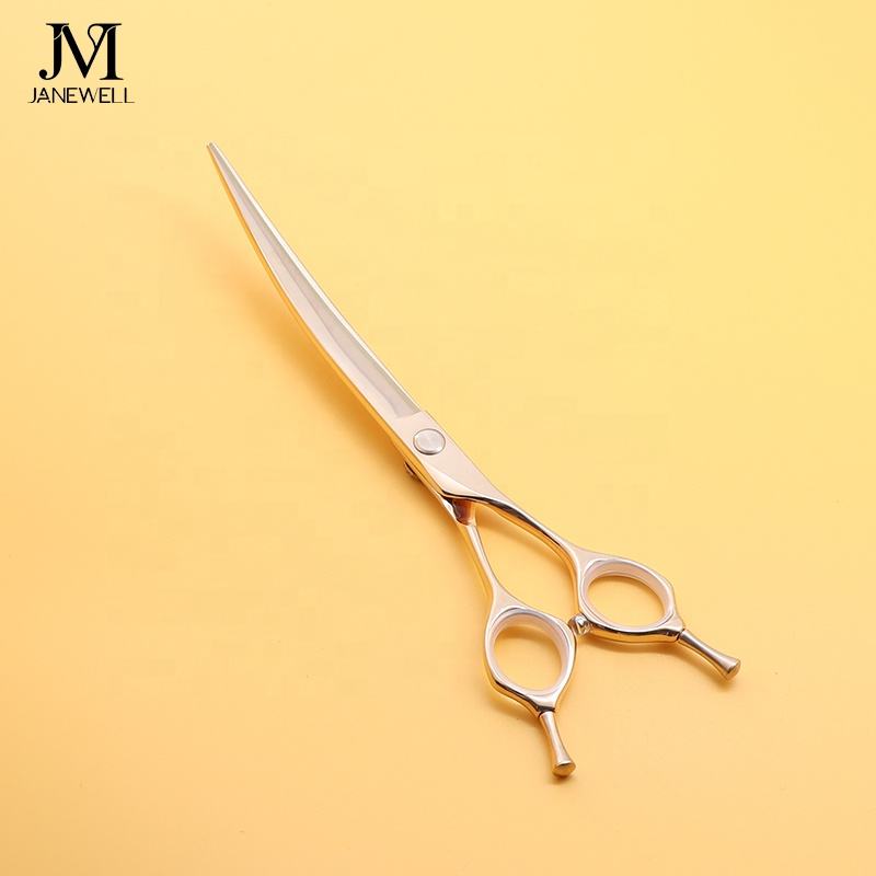Professional VG10 curved grooming shars for dog pet grooming, 7.5 inch. pet grooming shears for professional groomers. - thumbnail 3