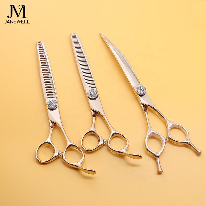 Professional VG10 curved grooming shars for dog pet grooming, 7.5 inch. pet grooming shears for professional groomers. - thumbnail 5